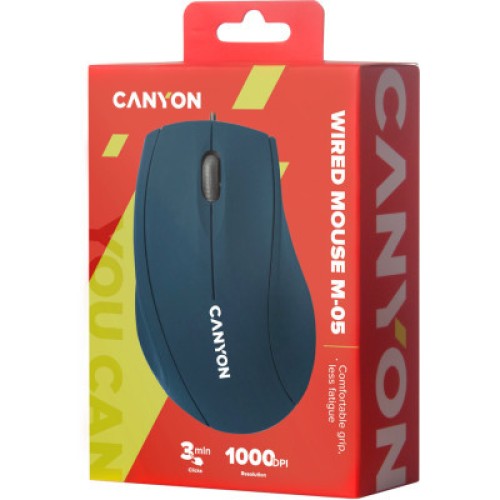 Мышка Canyon M-05 USB Blue (CNE-CMS05BL) Мышка Canyon M-05 USB Blue (CNE-CMS05BL)