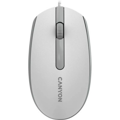 Мышка Canyon M-10 USB White Grey (CNE-CMS10WG)