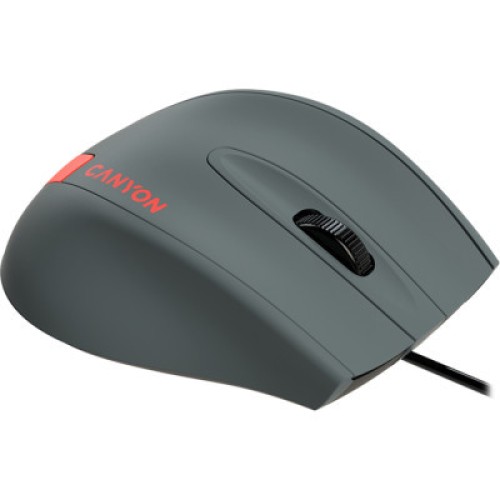 Мышка Canyon M-11 USB Gray/Red (CNE-CMS11DG)