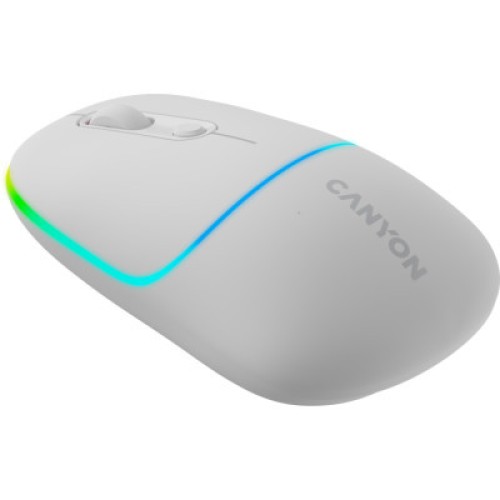 Мышка Canyon MW-22 Dual Band RGB Wireless Snow White (CNS-CMSW22SW)