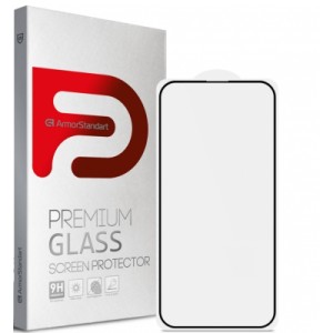 Скло захисне Armorstandart Pro 3D Apple iPhone 15 Pro Black (ARM68219)