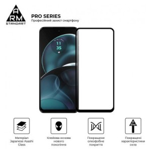 Стекло защитное Armorstandart Pro Motorola G14 Black (ARM70465)