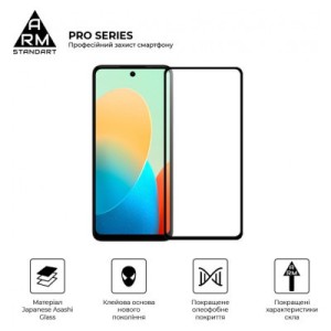 Стекло защитное Armorstandart Pro Tecno Spark Go 2024 (BG6) Black (ARM73614)