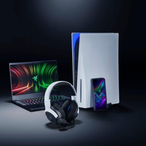Наушники Razer Kaira Hyperspeed for PS5 Bluetooth White/Black (RZ04-03980200-R3G1)