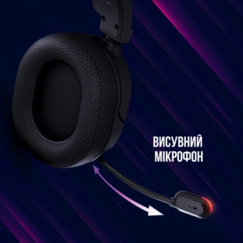 Наушники Lorgar Kaya 460 Gaming RGB USB Black (LRG-GHS460)