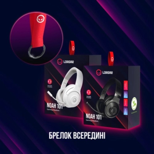 Наушники Lorgar Noah 101 Gaming 3.5 мм Black (LRG-GHS101B)