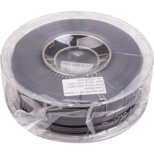 Пластик для 3D-принтера PowerPlant PETG, 1.75 мм, 1kg, black (PT812905)