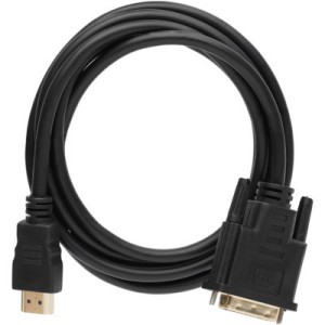 Кабель мультимедийный HDMI to DVI 24+1 1.8m Dynamode (DM-CL-HDMI-DVI-1.8M)