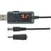 Кабель питания USB-AM to 5.5/3.5mm 9/12V 0.8m Maxxter (UB-DC9/12-0.8M)