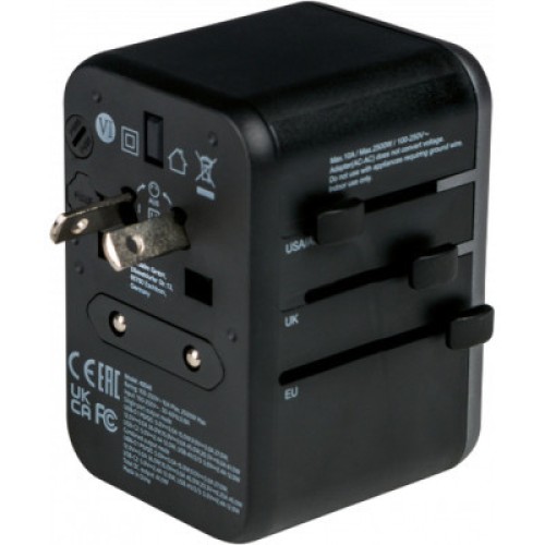 Зарядное устройство Verbatim UTA-04 PD61W (3xUSB-A/2xUSB-C) (49546)