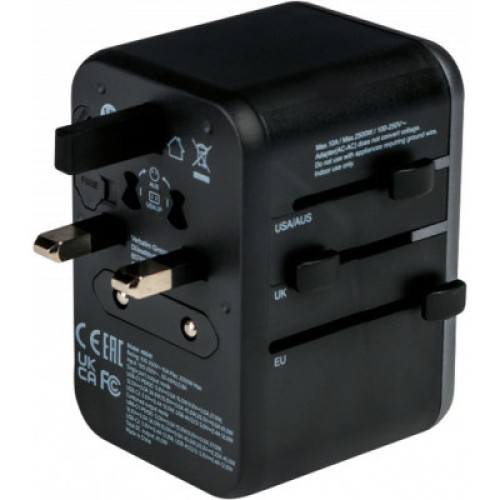 Зарядное устройство Verbatim UTA-04 PD61W (3xUSB-A/2xUSB-C) (49546)