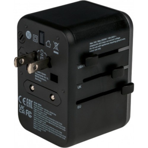 Зарядное устройство Verbatim UTA-04 PD61W (3xUSB-A/2xUSB-C) (49546)