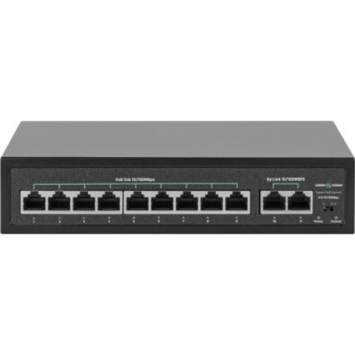 Коммутатор сетевой Greenvision GV-016-D-09+2P