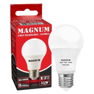 Лампочка MAGNUM BL 60 15 Вт 4100K 220В E27 (90018240)