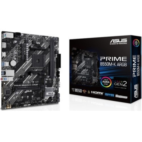 Материнская плата ASUS PRIME B550M-K ARGB