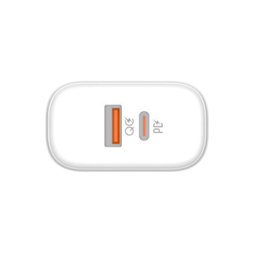 Зарядное устройство ColorWay Power Delivery Port PPS USB (Type-C PD+ USB QC3.0) (45W) white (CW-CHS042PD-WT)