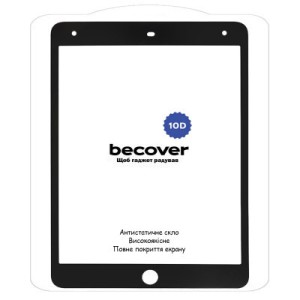 Стекло защитное BeCover 10D Apple iPad 10.2 2019/2020/2021 Black (710572)