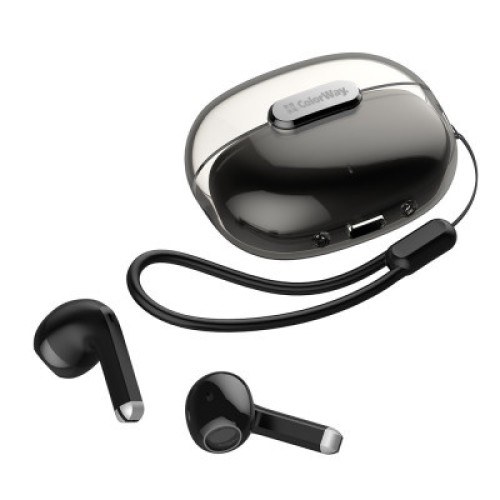 Наушники ColorWay Slim TWS-2 Earbuds Black (CW-TWS2BK)