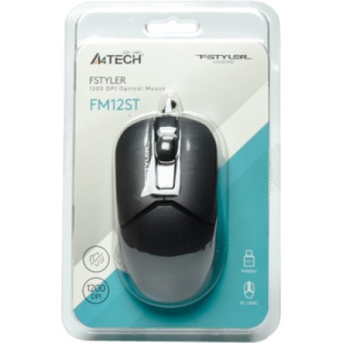 Мышка A4Tech FM12ST USB Black (4711421990271)