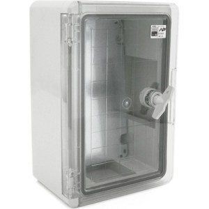 Шкаф настенный ADAL PANO 300х200х130, c прозр. дверцей, IP65, Бокс ударопрочный, ABS пластик (111515)
