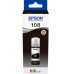 Контейнер с чернилами Epson 108 EcoTank L8050/L18050 black (C13T09C14A)