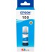 Контейнер с чернилами Epson 108 EcoTank L8050/L18050 cyan (C13T09C24A)