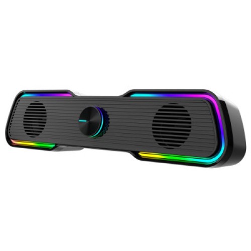 Акустическая система Aula N-169B Led USB Black (6948391265056)