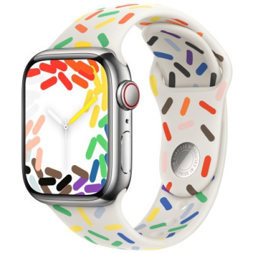 Ремешок для смарт-часов Apple 41mm Pride Edition Sport Band - M/L (MRTM3ZM/A) Ремешок для смарт-часов Apple 41mm Pride Edition Sport Band - M/L (MRTM3ZM/A)