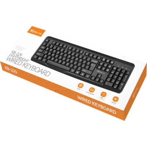 Клавиатура Xtrike ME KB-229 USB UA Black (KB-229UA)