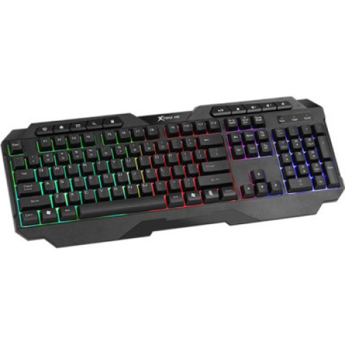 Клавиатура Xtrike ME KB-306 LED USB UA Black (KB-306UA)
