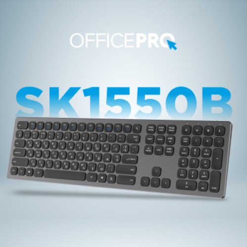 Клавиатура OfficePro SK1550 Wireless Black (SK1550B)