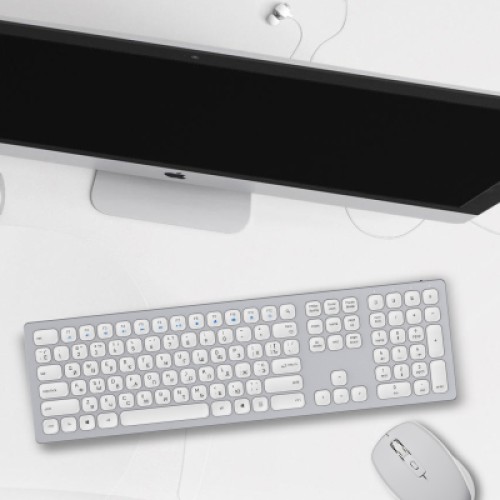 Клавиатура OfficePro SK1550 Wireless White (SK1550W)
