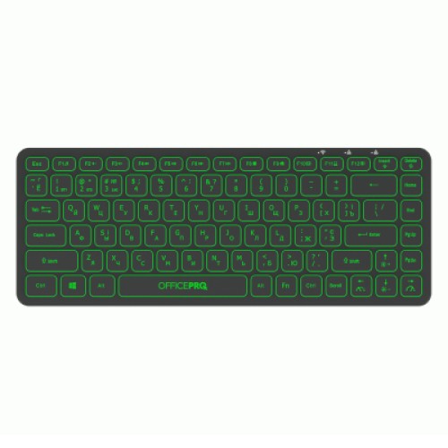 Клавиатура OfficePro SK790B Wireless/Bluetooth Black (SK790B)