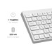 Клавиатура OfficePro SK985W Wireless/Bluetooth White (SK985W)