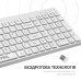 Клавиатура OfficePro SK985W Wireless/Bluetooth White (SK985W)