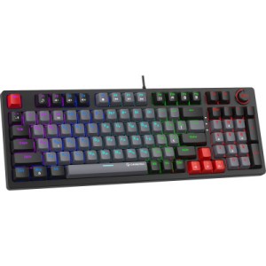 Клавіатура GamePro MK120R LED Red Switches USB Black (MK120R)
