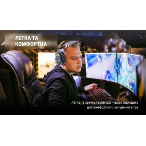 Наушники Fifine H6 RGB 7.1 Black (H6)