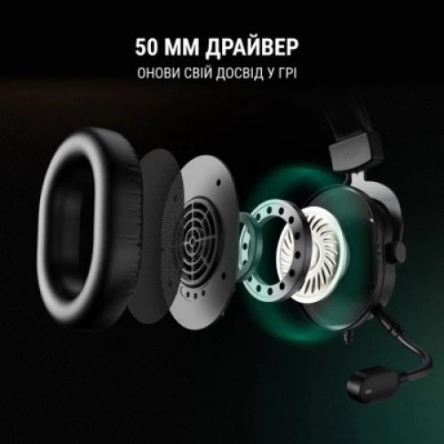 Наушники Fifine H6 RGB 7.1 Black (H6)