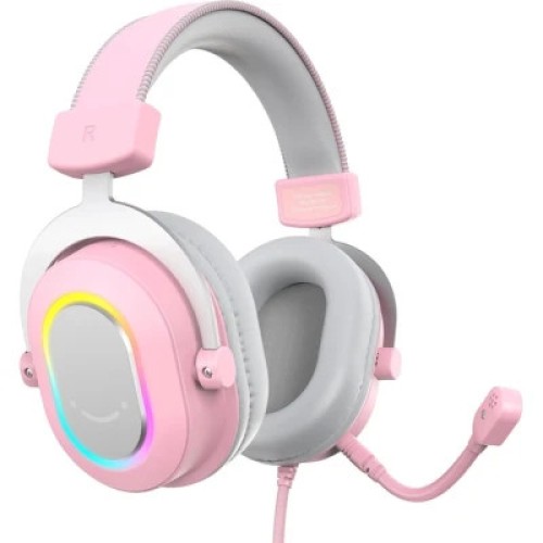 Наушники Fifine H6 RGB 7.1 Pink (H6P)