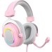 Наушники Fifine H6 RGB 7.1 Pink (H6P)