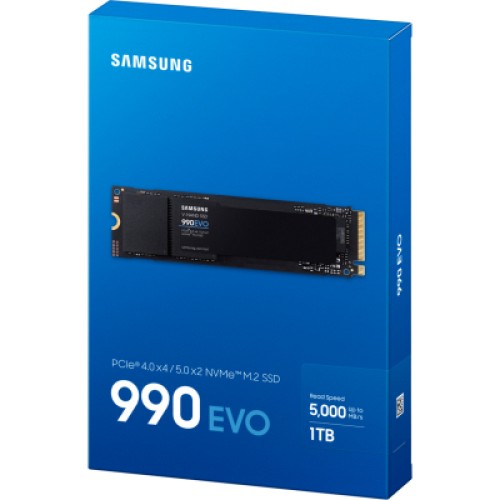 Накопитель SSD M.2 2280 1TB 990 EVO Samsung (MZ-V9E1T0BW)
