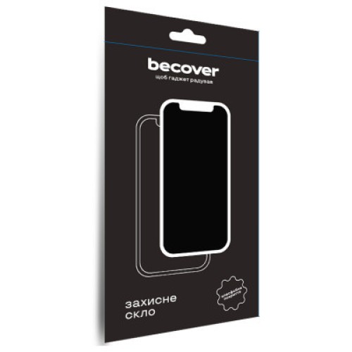 Стекло защитное BeCover Apple iPhone 15 Pro Max Black (710594)