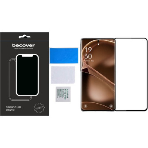 Стекло защитное BeCover Poco X6 Pro Black (710625)