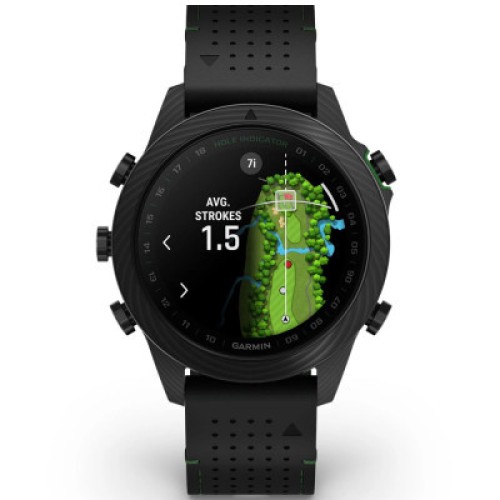 Смарт-годинник Garmin MARQ Golfer Gen 2, Carbon, GPS (010-02722-21)