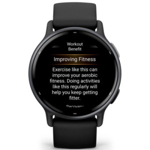 Смарт-годинник Garmin vivoactive 5, Black/Slate, GPS (010-02862-10)