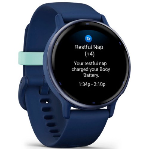 Смарт-годинник Garmin vivoactive 5, Cpt. Blue/Blue Metallic, GPS (010-02862-12)