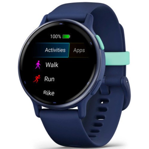 Смарт-годинник Garmin vivoactive 5, Cpt. Blue/Blue Metallic, GPS (010-02862-12)