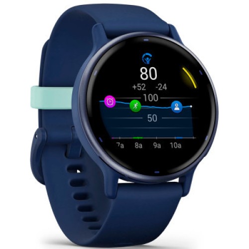 Смарт-годинник Garmin vivoactive 5, Cpt. Blue/Blue Metallic, GPS (010-02862-12)
