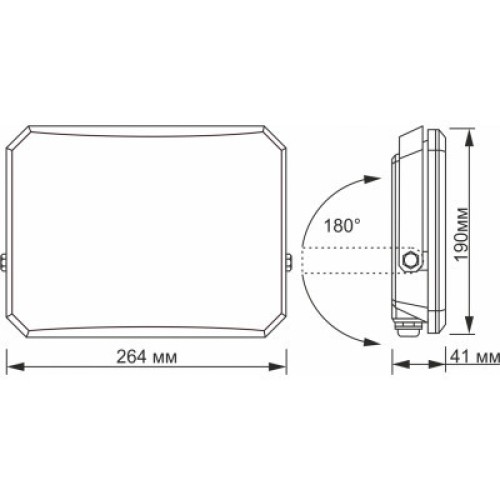 Прожектор Videx VLE-F3-1005B