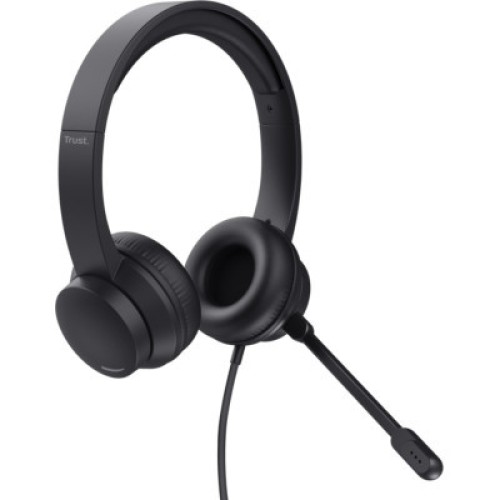 Наушники Trust Ayda PC USB-A Black (25088)